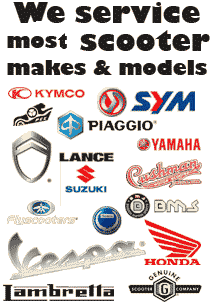 We service most scooter makes & models