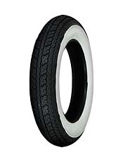 Mio Front & Rear White Wall Tire