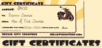 Gift Certificates - Click for more info...