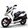 Matte White - SYM Citycom 300i Scooter