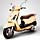 Butterscotch Yellow SYM Fiddle II 125cc Scooter