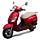 Ruby Red SYM Fiddle II 125cc Scooter